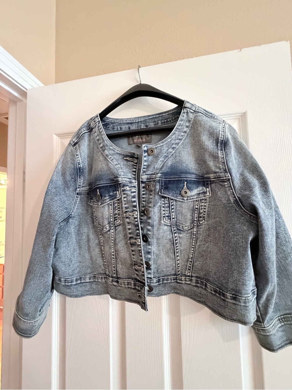 torrid Grey Washed Denim Jean Jacket for Kids